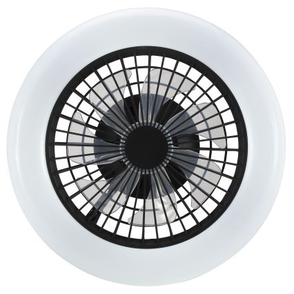 Brilliant - LED Stmívatelné stropní svítidlo s ventilátorem MONTERO LED/20W/230V 2700-6500K pr. 42 cm černá + dálkové ovládání