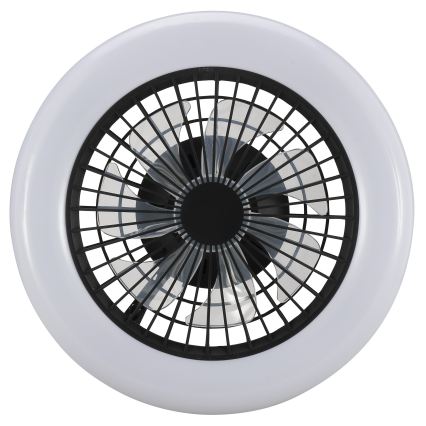 Brilliant - LED Stmívatelné stropní svítidlo s ventilátorem MONTERO LED/20W/230V 2700-6500K pr. 42 cm černá + dálkové ovládání