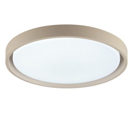 Brilliant - LED Stmívatelné stropní svítidlo SANOZ LED/24W/230V 3000-6500K pr. 41 cm béžová + dálkové ovládání
