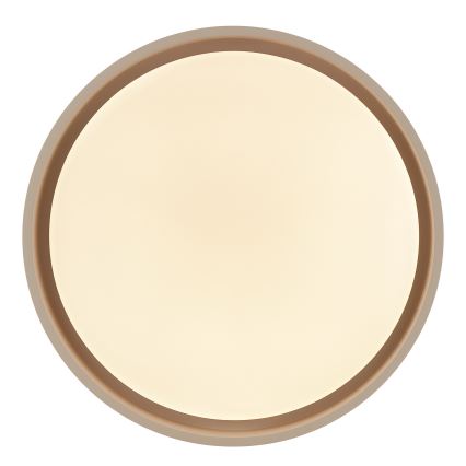 Brilliant - LED Stmívatelné stropní svítidlo SANOZ LED/24W/230V 3000-6500K pr. 41 cm béžová + dálkové ovládání