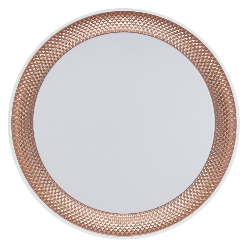 Brilliant - LED Stmívatelné stropní svítidlo WALDO LED/36W/230V 3000-6500K pr. 48,5 cm bílá/rose gold + dálkové ovládání