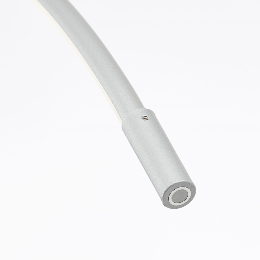 Brilliant - LED Stmívatelná dotyková stojací lampa BOW LED/14W/230V 3000/4000/6500K matný chrom