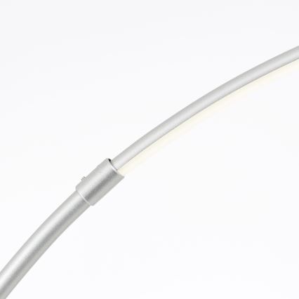 Brilliant - LED Stmívatelná dotyková stojací lampa BOW LED/14W/230V 3000/4000/6500K matný chrom