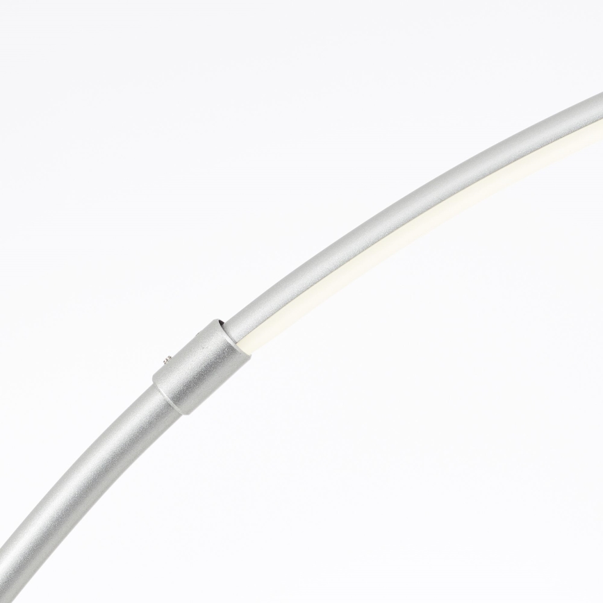 Brilliant - LED Stmívatelná dotyková stojací lampa BOW LED/14W/230V 3000/4000/6500K matný chrom
