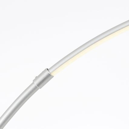 Brilliant - LED Stmívatelná dotyková stojací lampa BOW LED/14W/230V 3000/4000/6500K matný chrom