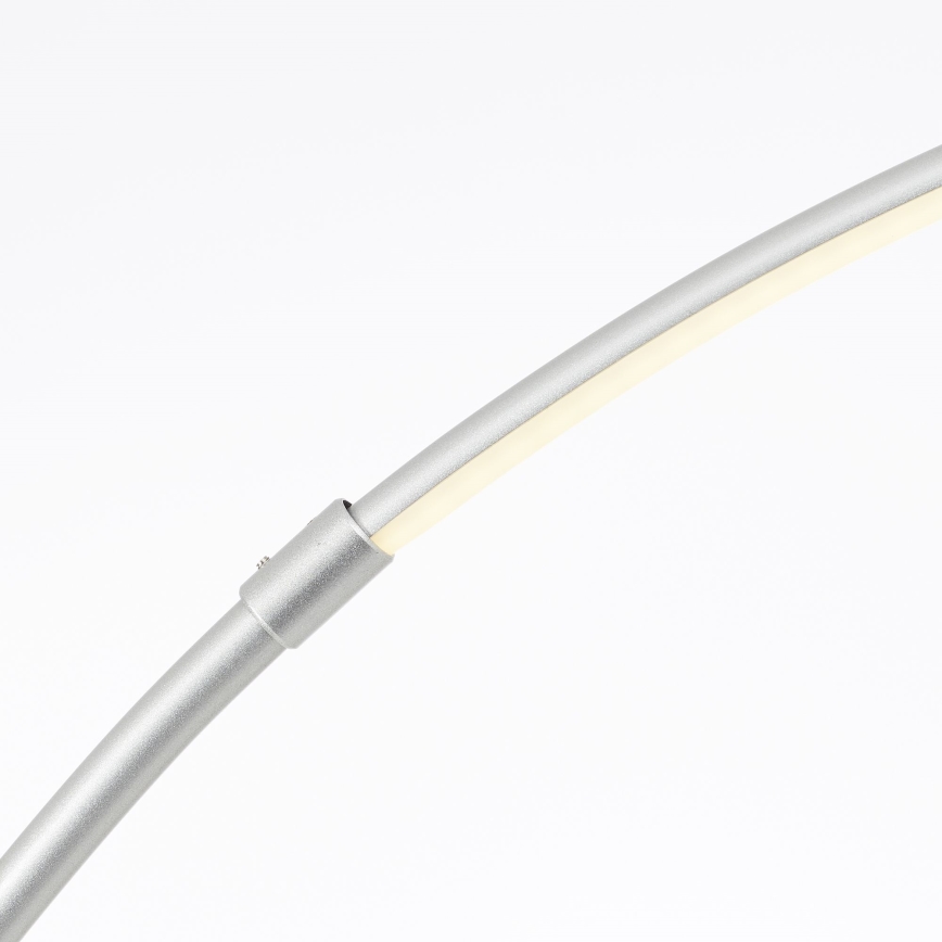 Brilliant - LED Stmívatelná dotyková stojací lampa BOW LED/14W/230V 3000/4000/6500K matný chrom