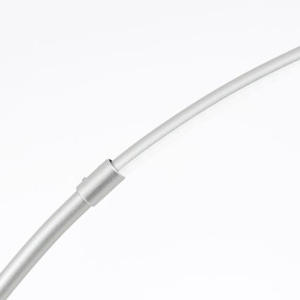 Brilliant - LED Stmívatelná dotyková stojací lampa BOW LED/14W/230V 3000/4000/6500K matný chrom