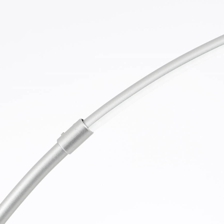 Brilliant - LED Stmívatelná dotyková stojací lampa BOW LED/14W/230V 3000/4000/6500K matný chrom