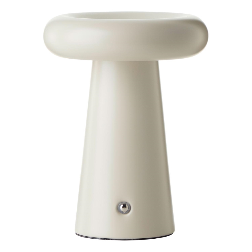 Brilliant - LED Stmívatelná dotyková stolní lampa MUFFIN LED/3W/5V USB 2600 mAh IP44 krém