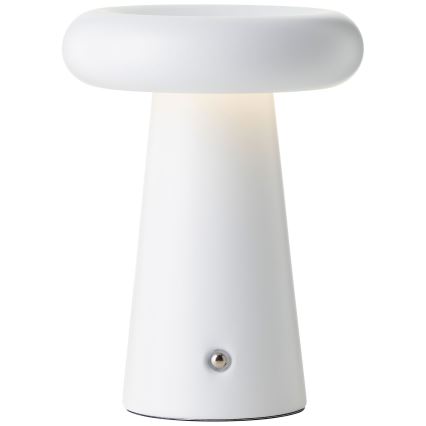 Brilliant - LED Stmívatelná dotyková venkovní stolní lampa MUFFIN LED/3W/5V USB 2600 mAh IP44 bílá