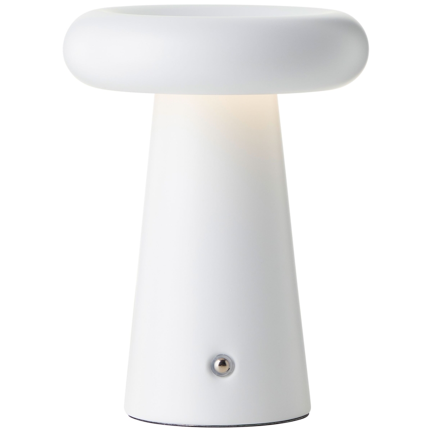 Brilliant - LED Stmívatelná dotyková venkovní stolní lampa MUFFIN LED/3W/5V USB 2600 mAh IP44 bílá