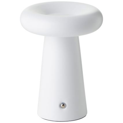 Brilliant - LED Stmívatelná dotyková venkovní stolní lampa MUFFIN LED/3W/5V USB 2600 mAh IP44 bílá