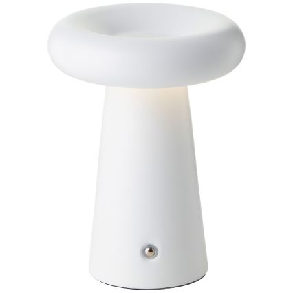 Brilliant - LED Stmívatelná dotyková venkovní stolní lampa MUFFIN LED/3W/5V USB 2600 mAh IP44 bílá