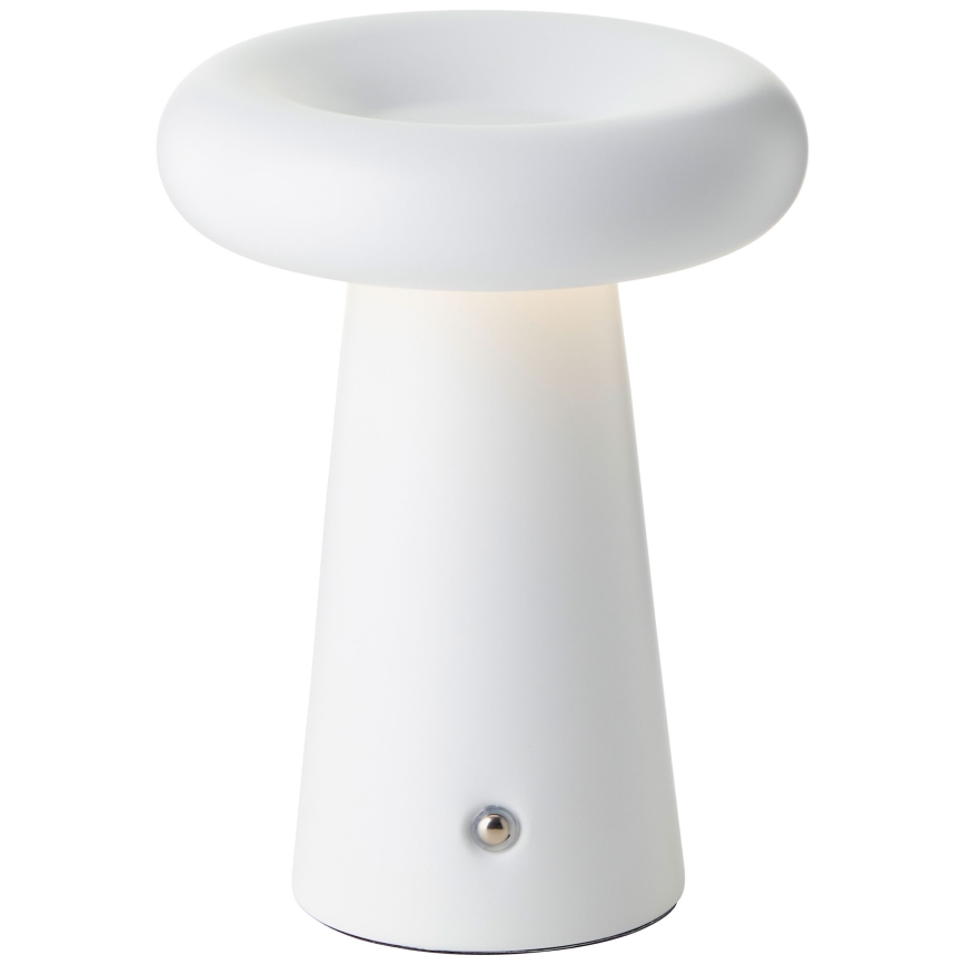 Brilliant - LED Stmívatelná dotyková venkovní stolní lampa MUFFIN LED/3W/5V USB 2600 mAh IP44 bílá