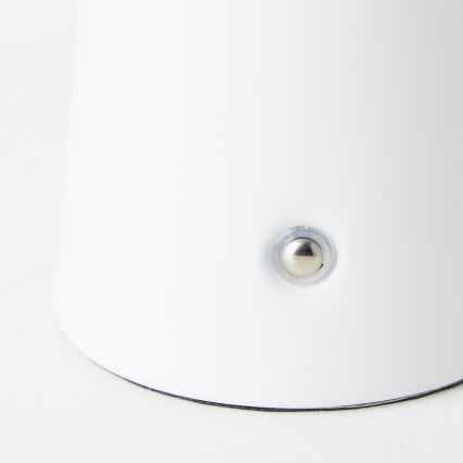 Brilliant - LED Stmívatelná dotyková venkovní stolní lampa MUFFIN LED/3W/5V USB 2600 mAh IP44 bílá