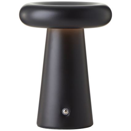 Brilliant - LED Stmívatelná dotyková venkovní stolní lampa MUFFIN LED/3W/5V USB 2600 mAh IP44 černá