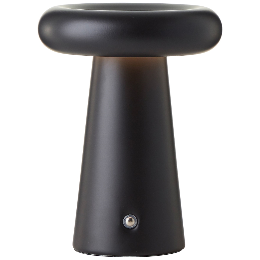 Brilliant - LED Stmívatelná dotyková venkovní stolní lampa MUFFIN LED/3W/5V USB 2600 mAh IP44 černá