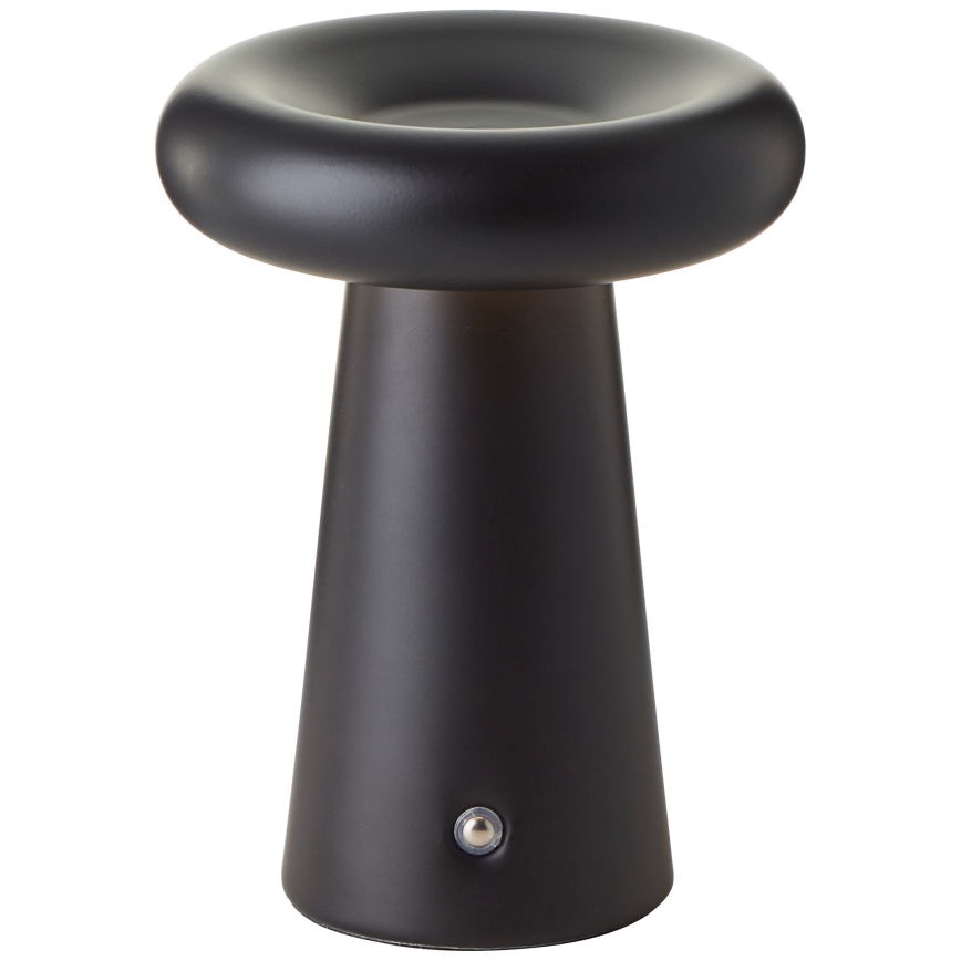 Brilliant - LED Stmívatelná dotyková venkovní stolní lampa MUFFIN LED/3W/5V USB 2600 mAh IP44 černá