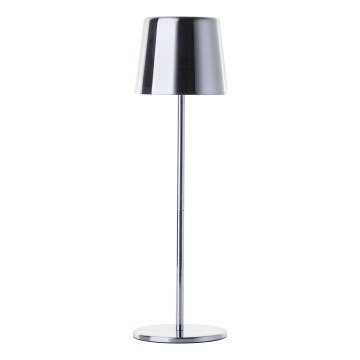 Brilliant - LED Stmívatelná dotyková venkovní lampa XAANA LED/4W/5V 3000/4000/6500K 2600 mAh IP44 lesklý chrom