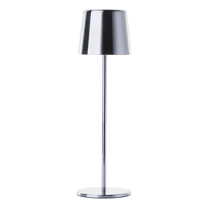 Brilliant - LED Stmívatelná dotyková venkovní lampa XAANA LED/4W/5V 3000/4000/6500K 2600 mAh IP44 lesklý chrom