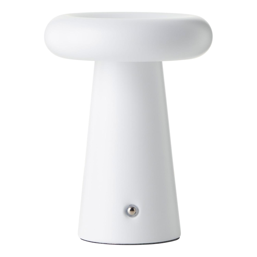 Brilliant - LED Stmívatelná dotyková venkovní stolní lampa MUFFIN LED/3W/5V USB 2600 mAh IP44 bílá