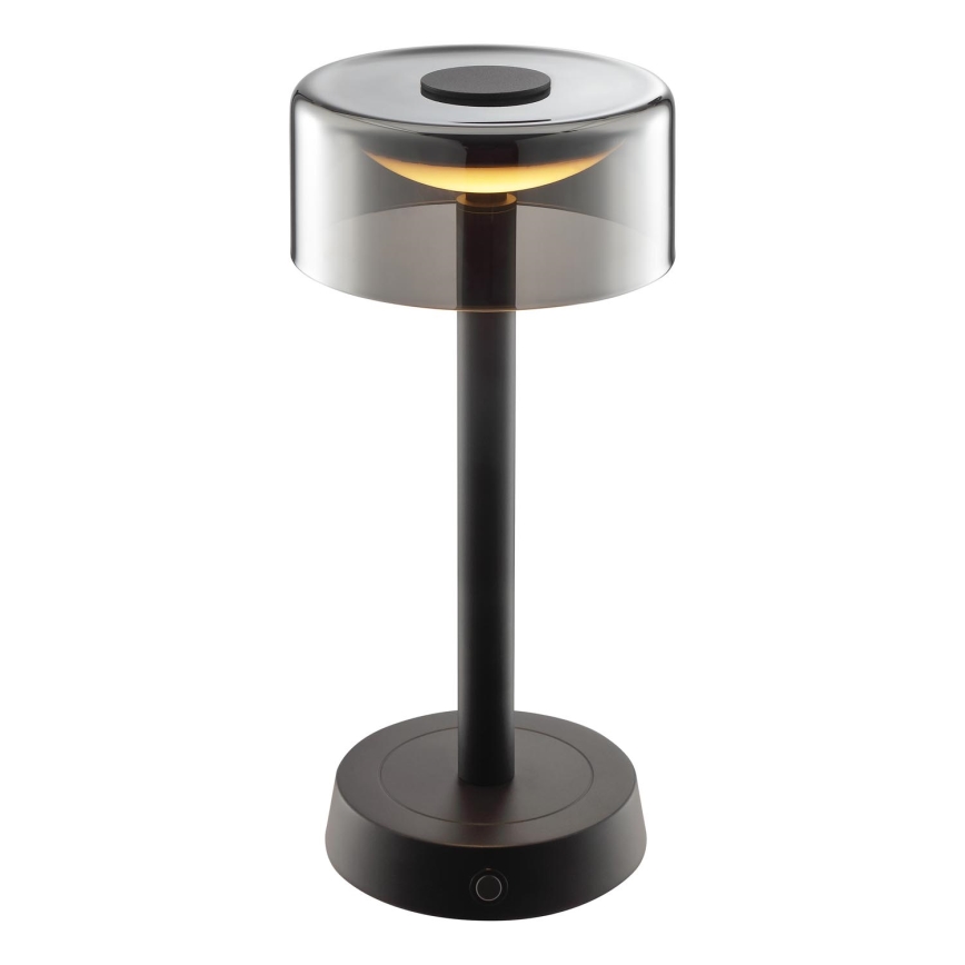Brilliant - LED Stmívatelná nabíjecí dotyková venkovní stolní lampa RAZOR LED/2,5W/5V 2700K 2600 mAh IP44 černá