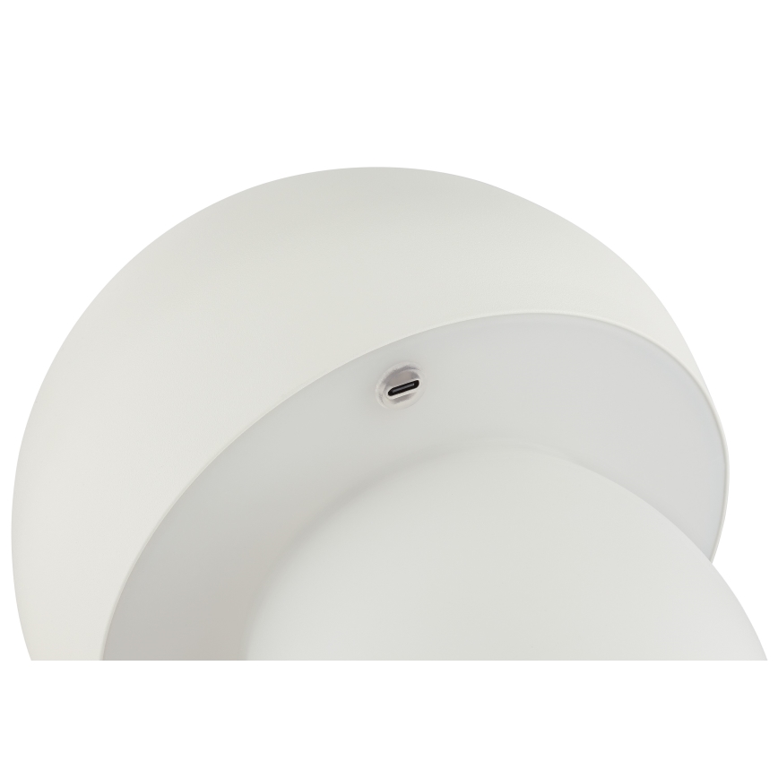 Brilliant - LED Stmívatelná nabíjecí dotyková stolní lampa DUPIS LED/2W/5V 2700K 1800 mAh bílá