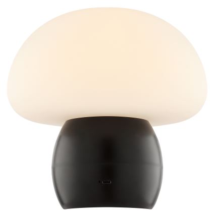 Brilliant - LED Stmívatelná nabíjecí dotyková stolní lampa DUPIS LED/2W/5V 2700K 1800 mAh černá