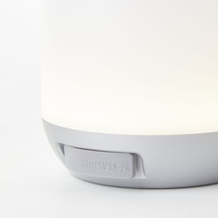Brilliant - LED Stmívatelná venkovní stolní lampa GEMMA LED/1,9W/5V 1800 mAh IP44 bílá