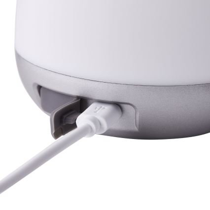Brilliant - LED Stmívatelná venkovní stolní lampa GEMMA LED/1,9W/5V 1800 mAh IP44 bílá