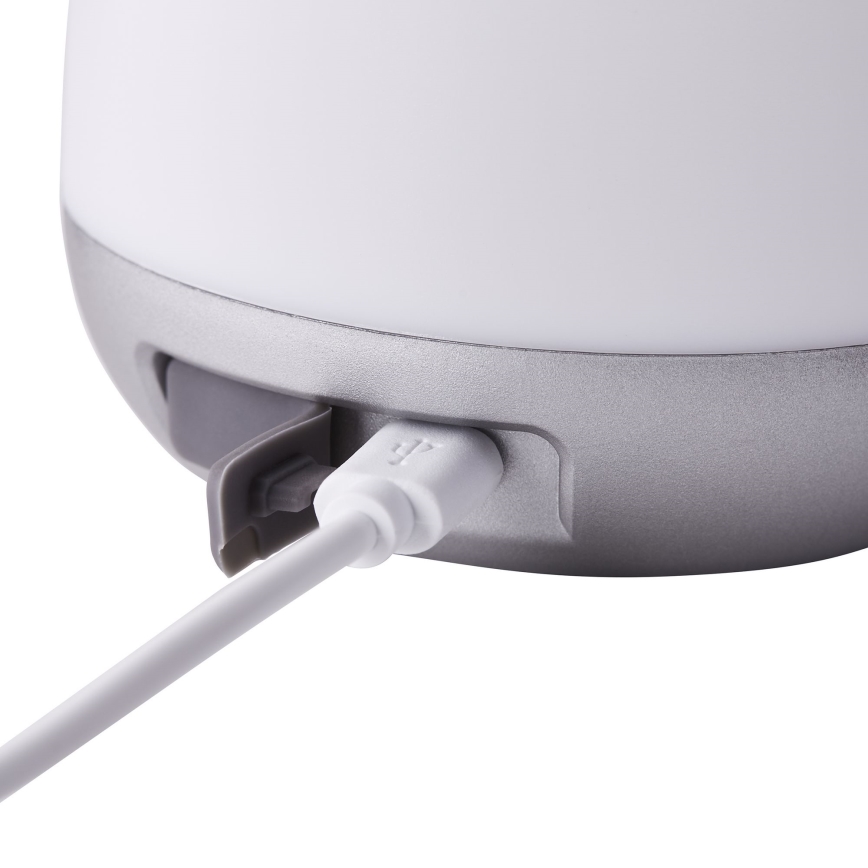 Brilliant - LED Stmívatelná venkovní stolní lampa GEMMA LED/1,9W/5V 1800 mAh IP44 bílá
