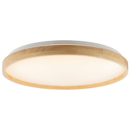 Brilliant - LED Stmívatelné stropní svítidlo ALSON LED/17W/230V 3000-6500K pr. 49,5 cm kaučukovník + dálkové ovládání