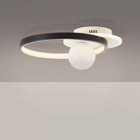 Brilliant - LED Stmívatelné stropní svítidlo ATLANTA LED/24W/230V černá/bílá