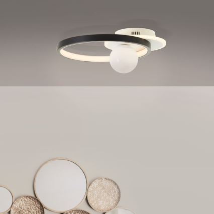 Brilliant - LED Stmívatelné stropní svítidlo ATLANTA LED/24W/230V černá/bílá