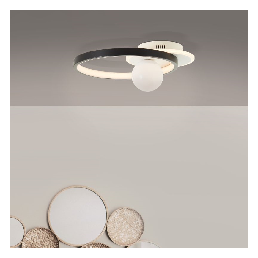 Brilliant - LED Stmívatelné stropní svítidlo ATLANTA LED/24W/230V černá/bílá