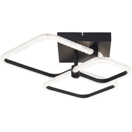 Brilliant - LED Stmívatelné stropní svítidlo AYDIN LED/30W/230V 3000-6500K černá + dálkové ovládání