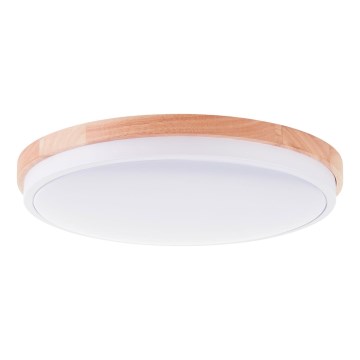 Brilliant - LED Stmívatelné stropní svítidlo BAARLO LED/24W/230V pr. 35 cm bílá/gumovník - FSC certifikováno