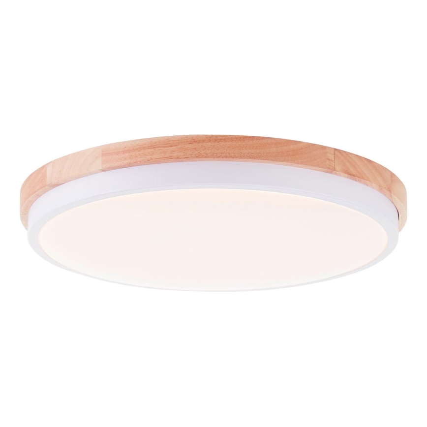 Brilliant - LED Stmívatelné stropní svítidlo BAARLO LED/24W/230V pr. 35 cm bílá/gumovník