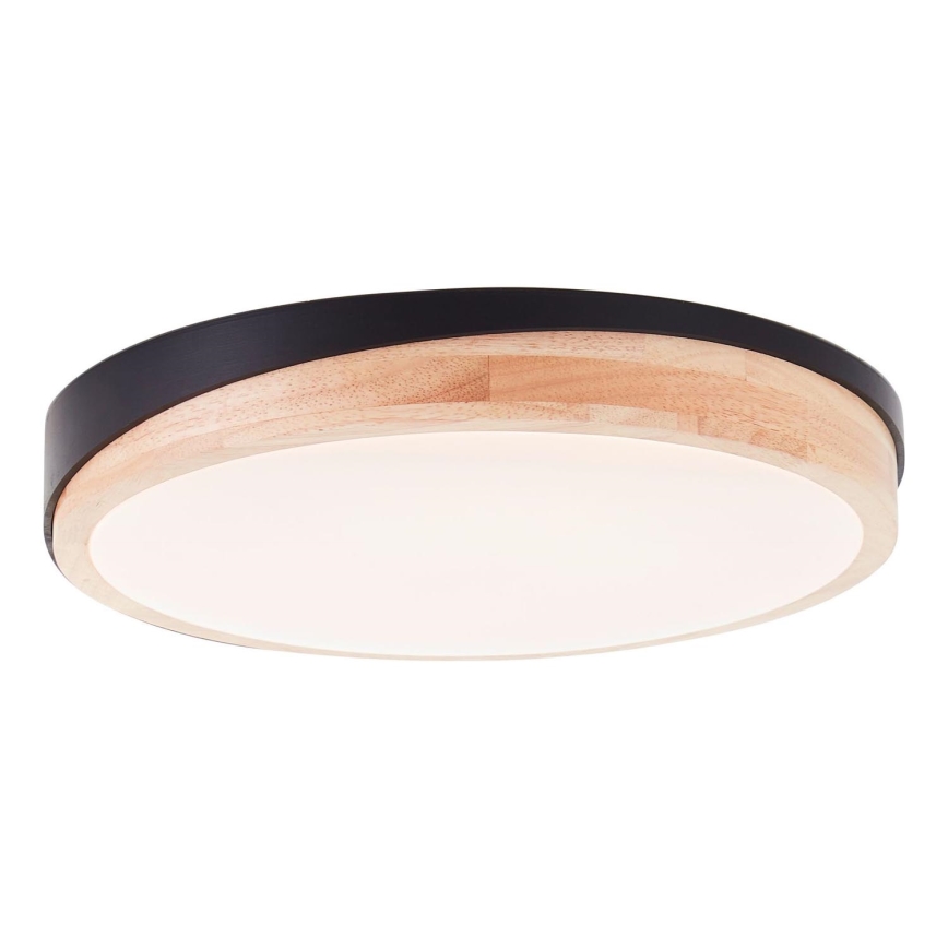 Brilliant - LED Stmívatelné stropní svítidlo BAARLO LED/24W/230V pr. 35 cm černá/gumovník