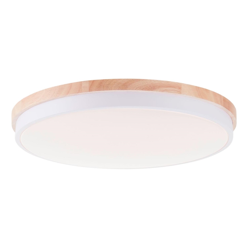 Brilliant - LED Stmívatelné stropní svítidlo BAARLO LED/36W/230V 3000-6500K pr. 50 cm bílá/gumovník + dálkové ovládání