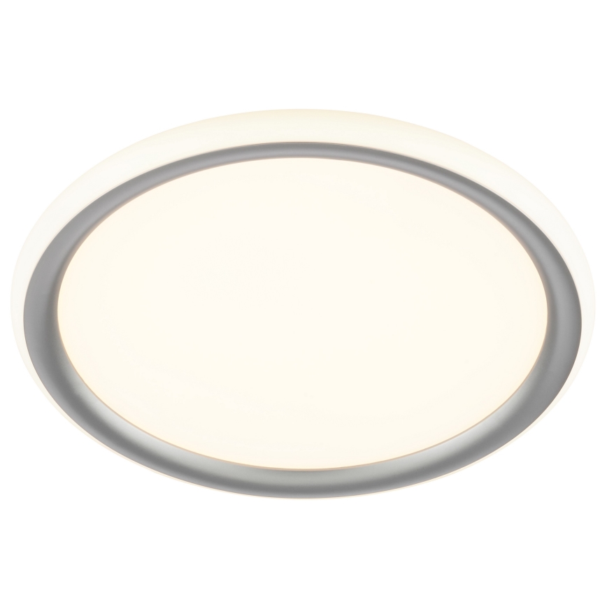 Brilliant - LED Stmívatelné stropní svítidlo CARLOZ LED/16W/230V pr. 30 cm bílá/ šedá