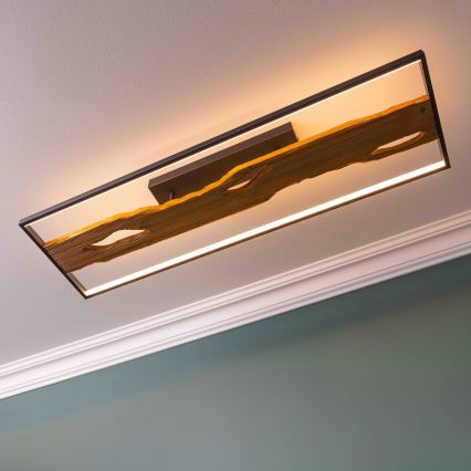 Brilliant - LED Stmívatelné stropní svítidlo CHAUMONT LED/48W/230V gumovník - FSC certifikováno
