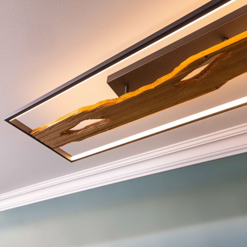 Brilliant - LED Stmívatelné stropní svítidlo CHAUMONT LED/48W/230V gumovník - FSC certifikováno