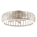 Brilliant - LED Stmívatelné stropní svítidlo s ventilátorem CAPO LED/36W/230V 2700-6500K pr. 48 cm béžová + dálkové ovládání