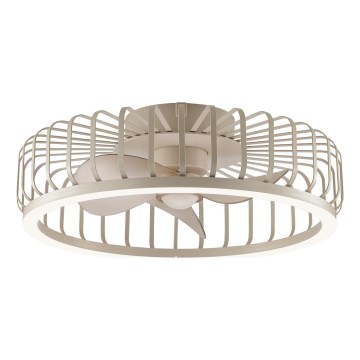 Brilliant - LED Stmívatelné stropní svítidlo s ventilátorem CAPO LED/36W/230V 2700-6500K pr. 48 cm béžová + dálkové ovládání