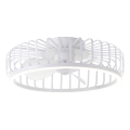 Brilliant - LED Stmívatelné stropní svítidlo s ventilátorem CAPO LED/36W/230V 2700-6500K pr. 48 cm bílá + dálkové ovládání