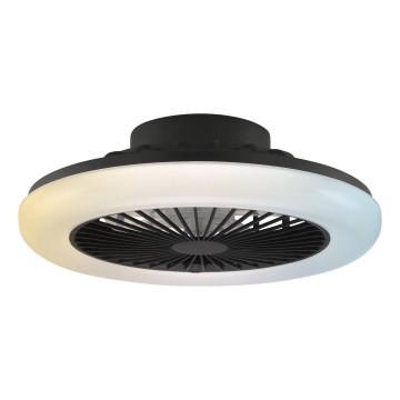 Brilliant - LED Stmívatelné stropní svítidlo s ventilátorem MONTERO LED/20W/230V 2700-6500K pr. 42 cm černá + dálkové ovládání