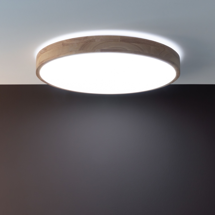 Brilliant - LED Stmívatelné stropní svítidlo SLIMLINE LED/60W/230V 3000-6500K pr. 45 cm gumovník + dálkové ovládání