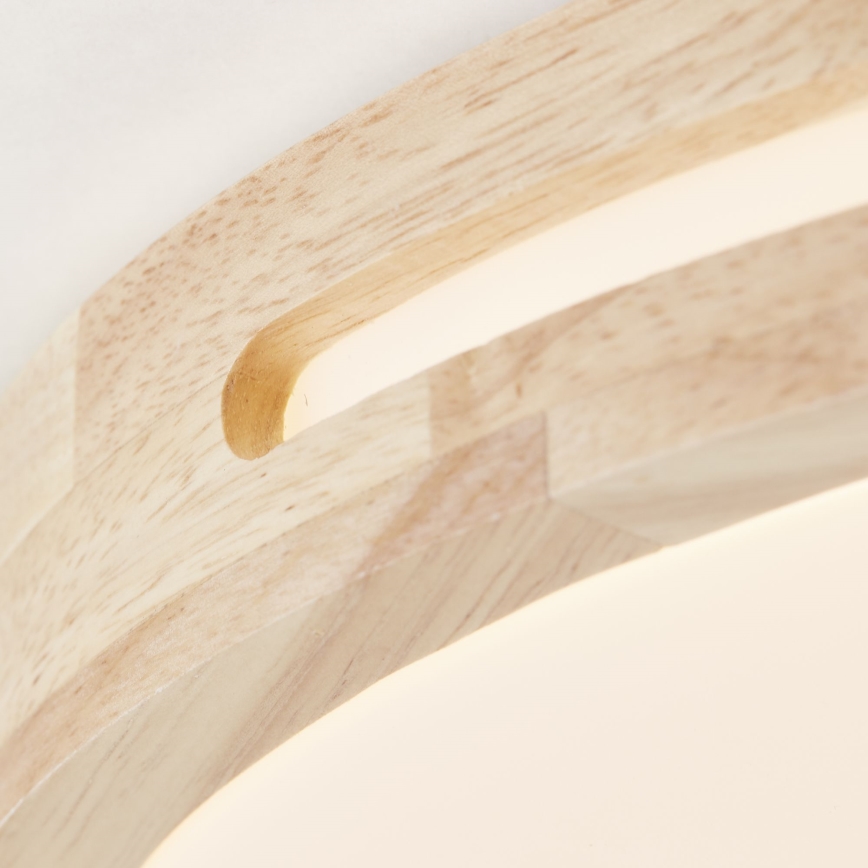 Brilliant - LED Stmívatelné stropní svítidlo WOODBURY LED/24W/230V pr. 39 cm gumovník