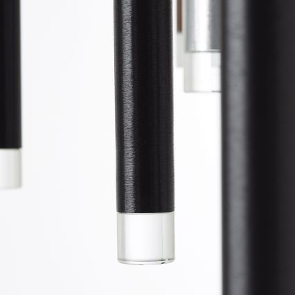 Brilliant - LED Stmívatelný lustr na lanku CEMBALO LED/70W/230V matný chrom/černá/hnědá